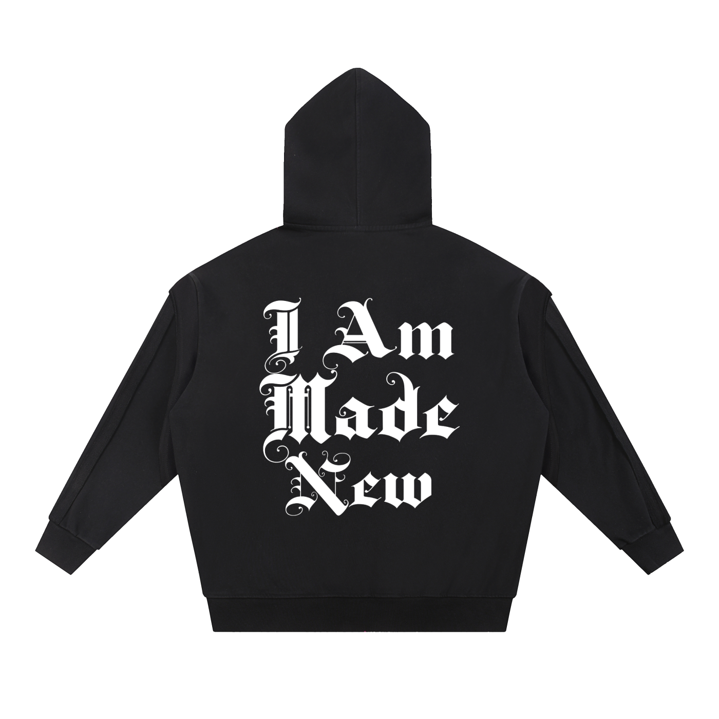 D4C Contrast Tape Zip Hoodie