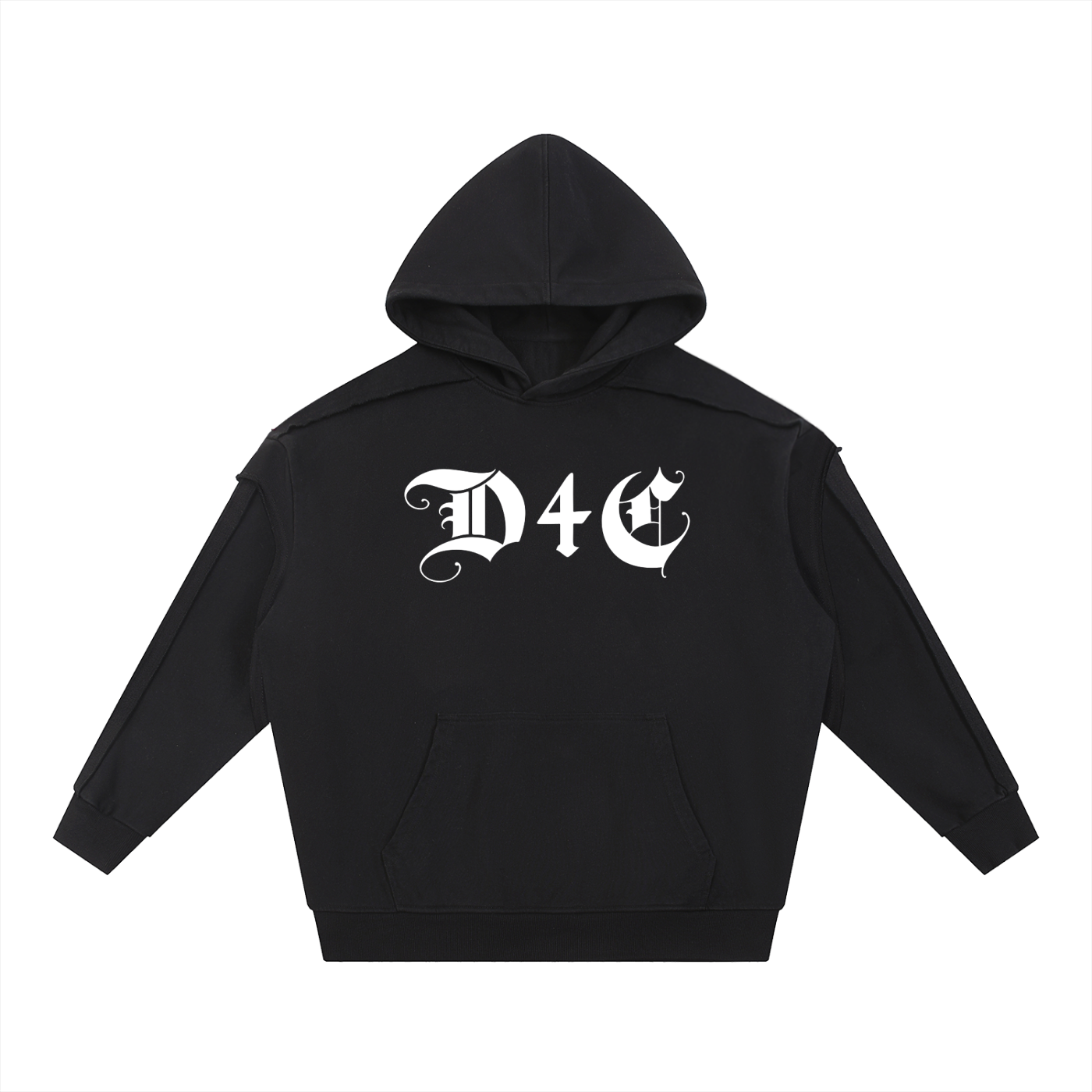 D4C Contrast Tape Hoodie
