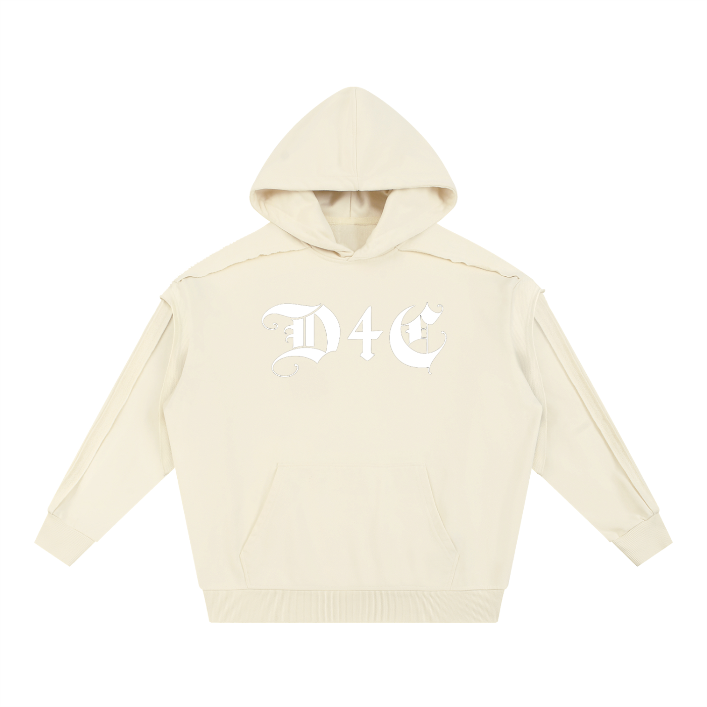 D4C Contrast Tape Hoodie