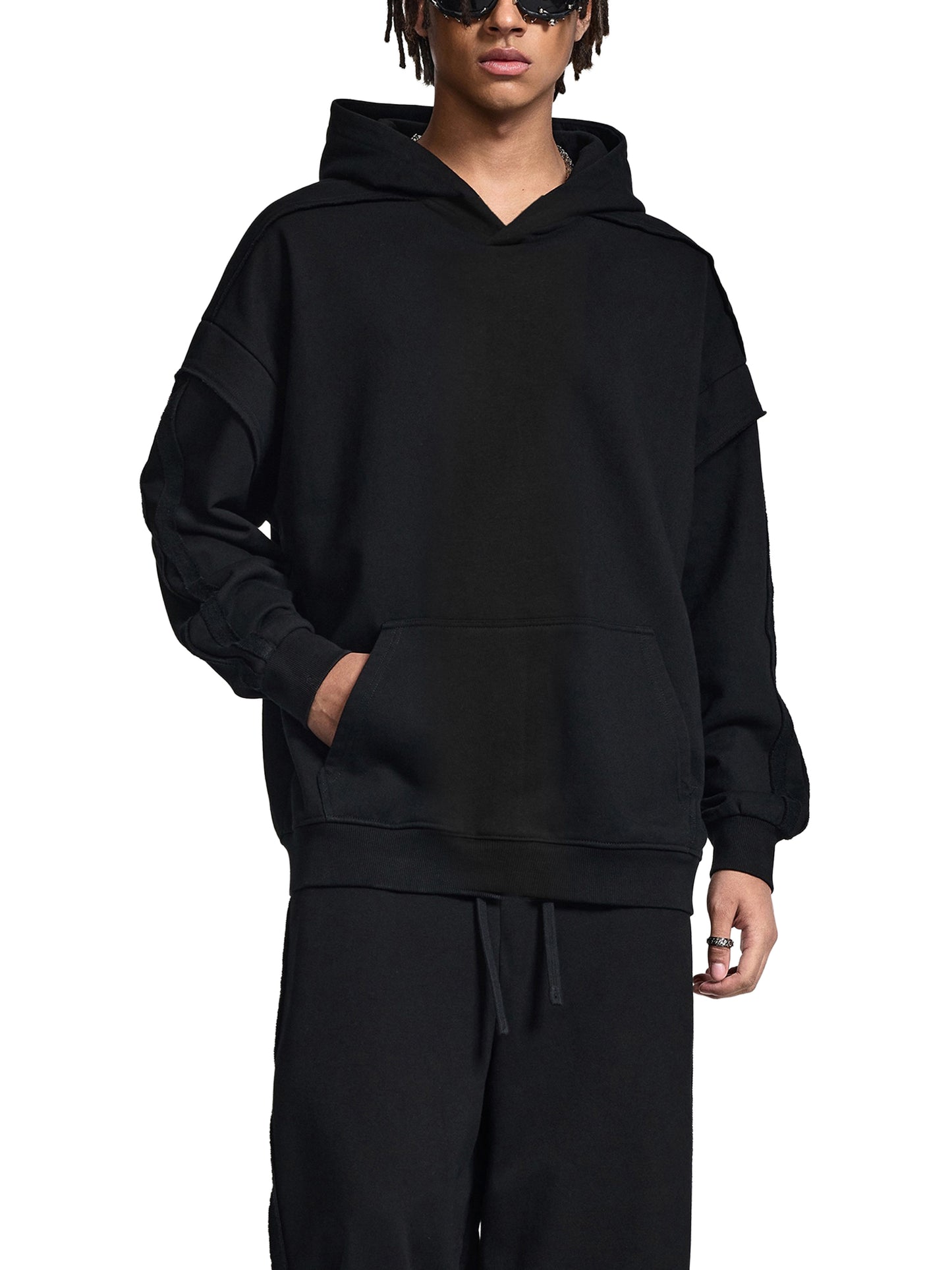 D4C Contrast Tape Hoodie